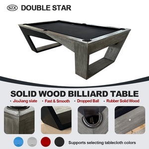 Fabricant de table de <span class=keywords><strong>billard</strong></span> en bois massif avec plateau en ardoise, 8 pieds, 2 en 1, avec table de tennis de table - Product Image 1
