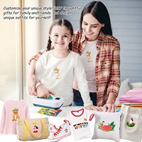 Nouvelle Mini Presse à Chaud Portable Automatique pour Sublimation, Machine d'Impression de T-shirts avec Plateau Plat, Idéale pour le Bricolage à Chaud