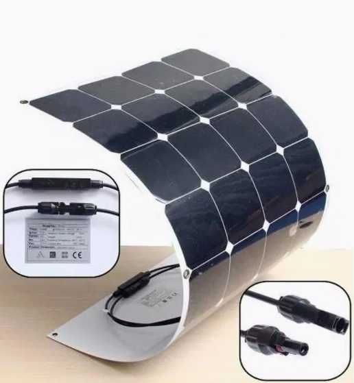 Monocrystalline12V 100W 200W 500W Flexible Solar Panel for Camping, RV, Marine, Yacht