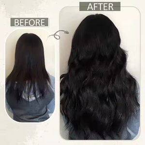 Extensions de cheveux I-Tip brésiliennes vierges non traitées, à pointe plate, pré-collées, double trame, super double drawn, avec pointes renforcées - Product Image 6