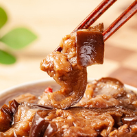 Vente en gros de nourriture instantanée cuisine chinoise boîte à saveur d'aliments congelés délicieux aubergine braisée en conserve