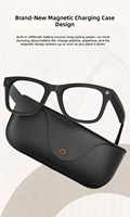 Lunettes de sport intelligentes IA avec caméra HD 1300W, reconnaissance de traduction photo/vidéo, puce MT5 et étui de chargement pour la course et les sports de plein air