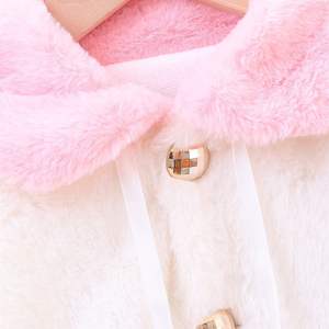 Vêtements d'hiver pour bébés, vêtements pour enfants, manteaux pour filles avec des motifs de lapins et des paillettes, disponibles en ligne - Product Image 4