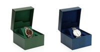 Nouvel emballage de montre haut de gamme, boîtes en cuir crocodile pour le rangement des montres