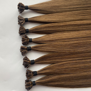 Mouvement naturel autorisé avec ces extensions de cheveux humains, dotées d'extensions de cheveux plates en kératine K-tip simples et indolores. - Product Image 3