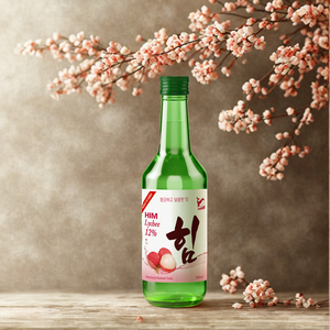 Him Lychee Soju 360ml Refreshing Experience Unique <b>Blend</b> Sweet Fresh Lychee Traditional Soju Flavors Primary Alcohol <b>Bottle</b> - Product Image 5