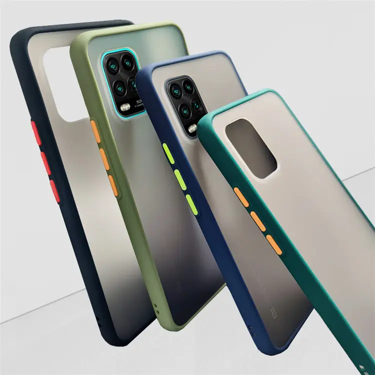 Transparent Matte Frame Phone Case For Xiaomi Redmi Note 6 7 7S 7A 8A 8T 8 Pro K20 Mi 9T 10 Pro Lite