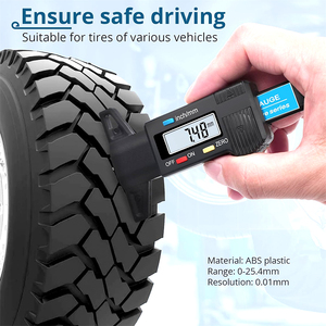 Calibrador <span class=keywords><strong>Digital</strong></span> de Estabilidad de Neumáticos de 0-25 mm, Piezas de Automóvil, Calibrador Electrónico con Aguja Metálica, Herramienta de Medición de Profundidad - Product Image 6
