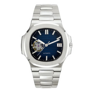 Nuevo Reloj con Movimiento Mecánico NH38, Esfera Hueca de 41 mm con Correa de Acero Inoxidable y Visualización de Agujas - Product Image 4