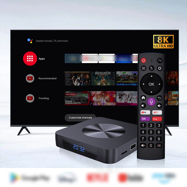 Topleo Smart Tv Box 1080p Android Tv 12 4k 2024 Customize Wifi 6 Tv Box Android Certificado