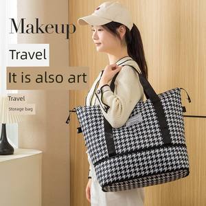 Sac de voyage pliable Fashion Icon 56-77L, sac de rangement Oxford résistant à l'eau, grande capacité, sac à bagages extensible unisexe - Product Image 3