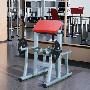 Preacher Curl Arm Bizeps-Trainer Freigewicht-Hantel Krafttrainingsgerät Edelstahl-Fitnessgestell Sicherheit Langlebigkeit - Product Image 4
