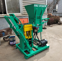 Petite machine à fabriquer des blocs de terre argileuse hydraulique pour briques autobloquantes