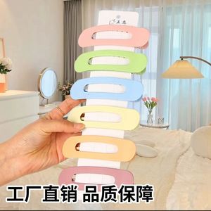 Morandi Colored Hair <b>Clips</b> 12 Cm Plastic Side <b>Clip</b> For Women Daily Use - Product Image 5
