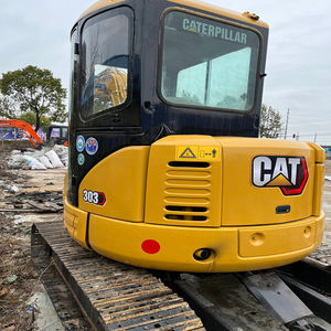 Excavadora de Orugas Pequeña Caterpillar 303.5ECR de 3 Toneladas 305.5E2 con Certificado EPA, Motor Kobota Original Japonés con Pulgar Hidráulico - Product Image 3