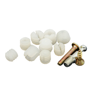 Disiwei - Connecteur de meuble en plastique pré-encollé avec écrou en nylon à filetage interne et externe pour tiroirs DSW JL - Product Image 4