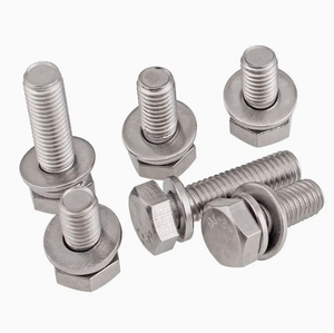 Customized A193 B7 Alloy Steel Nickel Plated Flange Head Screws Bolts - Product Image 6