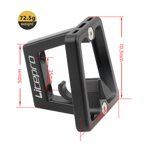 Soporte de mochila de aleación de aluminio OEM Litepro, almohadilla de Nariz de cerdo dividida ajustable, soporte de estante delantero de bicicleta plegable Birdy para Brompton - Product Image 2