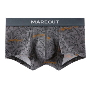 Stylish Fashionable XL Cotton Knitted Anti-Bacterial Floral Printed Breathable Comfortable Cartoon <strong>Men's</strong> <strong>Boxer</strong> Underwear - Product Image 6