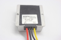 Módulo Aislado de CC a CC con Entrada de 12.8-36V y Salida de 14V 8A, Conjunto de Cable de Cargador Inversor con Fusible de 15A, Anillo SAE/M8, PVC, para Motocicleta/Automóvil