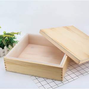 Moule à savon en silicone rectangulaire 289oz avec boîte en bois Outil de bricolage pour savon Moule à savon rectangulaire 36 barres Moule à pain fait main blanc - Product Image 1