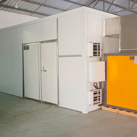 Pompe à chaleur air-eau à grande échelle, acier inoxydable, entièrement automatique, économie d'énergie, déshydrateur, sécheuse à fruits pour animaux de compagnie, sécheuse alimentaire commerciale