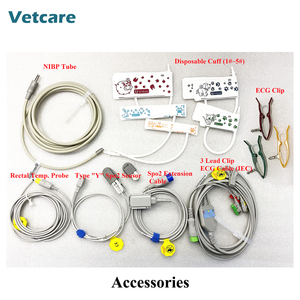 멀티 스크린, 멀티 디스플레이, M-5 모든 부서 휴대용 수의학 모니터를 위한 소리와 빛 듀얼 알람이 있는 11.6 "HD 디스플레이 - Product Image 6