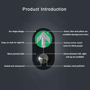 Luci di Segnalazione di Sicurezza Stradale Personalizzate con Freccia, Interruttori Magnetici, Pulsanti di Segnalazione Pedonale alle Incroci - Product Image 3