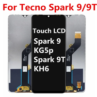 Écran LCD OEM en gros pour Tecno Spark 9 KG5p / Spark 9T KH6 avec numériseur, assemblage complet