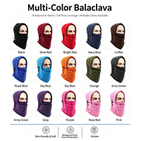 Capuche coupe-vent d'hiver Masque complet respirant Léger Nouveau style américain Chapeau pull personnalisé Cagoule souple