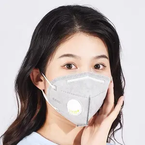 Kn95防护防尘和污染口罩，配有一次性过滤呼吸器和口罩