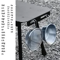 Mini table pliante d'extérieur Tabouret de camping Portable Barbecue Pêche Croquis Chaise Banc Tabouret en aluminium