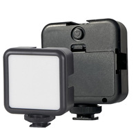 Lampu Isi Ulang Saku AY49 Mikrofon Nirkabel Desktop LED Genggam untuk Foto Vlog Siaran Langsung Luar Ruangan Tiga Suhu Warna