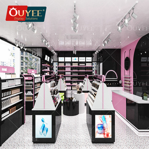 Tủ Trưng Bày Mỹ Phẩm Bán Lẻ Acrylic Chiếu Sáng Theo Yêu Cầu Bố Trí Thiết Kế Nội Thất Cửa Hàng Nước Hoa - Product Image 6