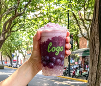 Tasses transparentes comme du verre |   Idéal pour les cafés, les salles de sport et les bars à smoothies, pour une utilisation professionnelle