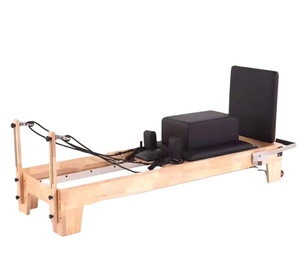 Máquina de Pilates Reformer de Madera de Alta Calidad para el Hogar, Reformer de Pilates de Roble, Equipo de Pilates Reformer de Madera de Arce - Product Image 1