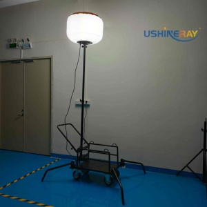 500W <b>LED</b> Balloon <b>Light</b> With Mobile Trolley 360° Glare Free Portable Inflatable Balloon <b>Light</b> Tower For Construction Road <b>Work</b> - Product Image 3