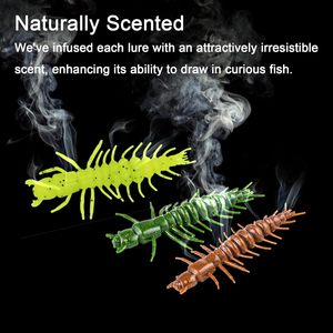 Leurres <span class=keywords><strong>de</strong></span> pêche Eupheng 2"/3" Hellgrammite, super réalistes, en plastique souple, pour jigging et drop shot, pack <span class=keywords><strong>de</strong></span> 20/12. - Product Image 6