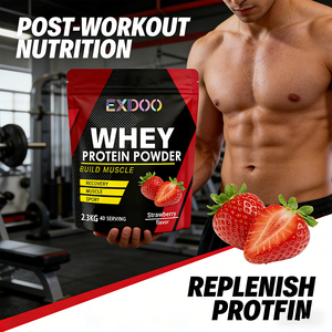 אבקת חלבון מי גבינה מבודד למבוגרים, תוסף תזונה ספורטיבית, 50 גרם+ חלבון, צמיחת שרירים, תוויות ניתנות להתאמה אישית - Product Image 6