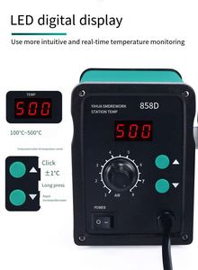 Mini pistolet thermique portable de bureau pour le remplacement de puces de cartes de crédit - Product Image 6