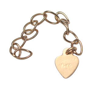 Beadsnice 925 Sterling Silver <strong>Necklace</strong> Bracelet Chain <strong>Extender</strong> with the heart charm pendent ID 27515 - Product Image 5