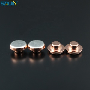 Contacto bimetálico de plata duradero personalizado AgCdO AgNi para conector de interruptor de pared contactos eléctricos y materiales de contacto - Product Image 5