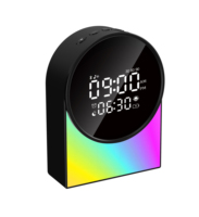 Enceintes portables - Designs multifonctionnels et modernes, enceinte sans fil à bruit blanc, réveil avec lumière LED