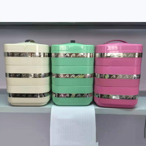 优质保温食物保温器 4.5 升三层厨房储物罐 优雅火锅店展示用高端餐饮用具套装 - Product Image 2