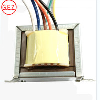 Transformateur audio 70V 100V 7.5W-60W Structure de bobine toroïdale à sortie unique 8 Ohm Enroulement en cuivre pur 12V 110V/240V certifié RoHS