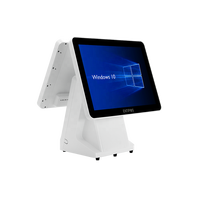 Système de point de vente à double écran tactile de 15.6 pouces Ordinateur de point de vente Windows pour terminal de caisse enregistreuse