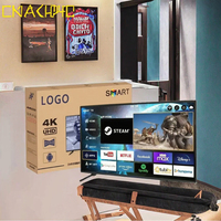 Téléviseur intelligent sans bordure OEM, 65 à 120 pouces, LED HDTV, Android, WiFi, intelligent, TCL TV