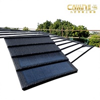 Tuiles solaires photovoltaïques BIPV (en métal) Chine 1340x420mm – Toiture de luxe haut de gamme pour villas, hôtels de charme, propriétés, îles et villes