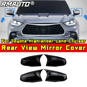 ฝาครอบกระจกมองหลังรถยนต์ ป้องกันรอยขีดข่วน สำหรับ Toyota Highlander RAV4 Alphard Land Cruiser ชุดแต่งรถยนต์ อุปกรณ์ตกแต่งรถยนต์ - Product Image 2