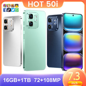 High-End HOT50I <strong>Android</strong> <strong>13</strong> Smartphone Unlocked 5G Global Version 108MP Dual SIM 7.3 Inch HD Screen Octa Core 16GB+1TB French - Product Image 6